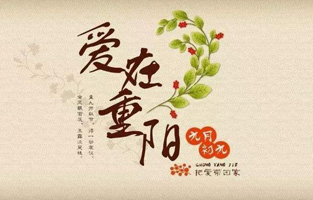 重阳节，是中国传统节日，节期为每年农历九月初九。“九”数在《易经》中为阳数，“九九”两阳数相重，故曰“重阳”；因日与月皆逢九，故又称为“重九”。九九归真，一元肇始，古人认为九九重阳是吉祥的日子。古时民间在重阳节有登高祈福、秋游赏菊、佩插茱萸、拜神祭祖及饮宴祈寿等习俗。传承至今，又添加了敬老等内涵，于重阳之日享宴高会，感恩敬老。登高赏秋与感恩敬老是当今重阳节日活动的两大重要主题。 